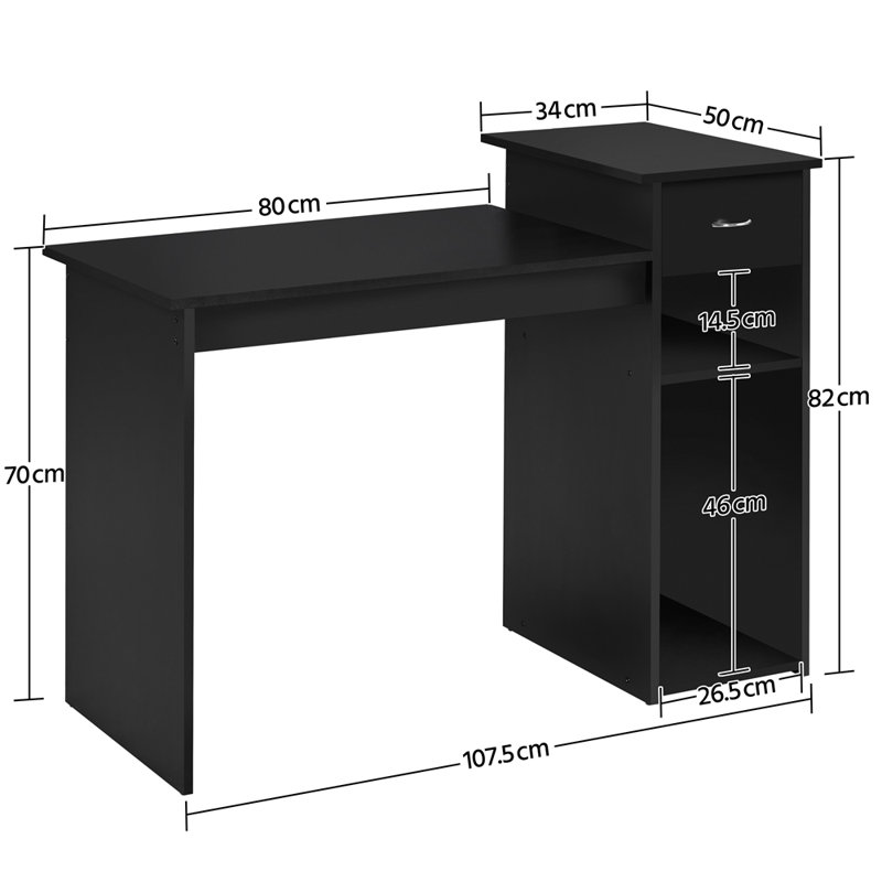 Computer Desk, Black