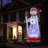 20FT Giant DISCO Lighted Inflatable Skiing Snowman