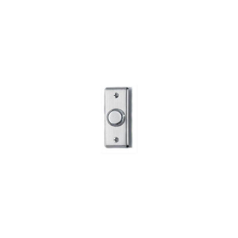 Push Button Doorbell, Satin Nickel