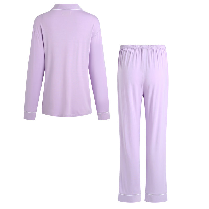 Ensemble de pyjama pour femme Andrina, XL, Mauve