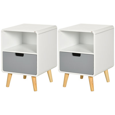 Mullica 40cm W Bedside Table