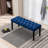 Upholstered Tufted Bench Ottoman-906621172-906621193