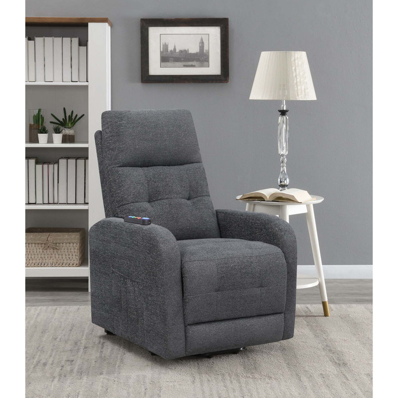 Fauteuil de massage Parker, Gris anthracite
