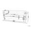 North Adams 3 Seater Sofa-40289932