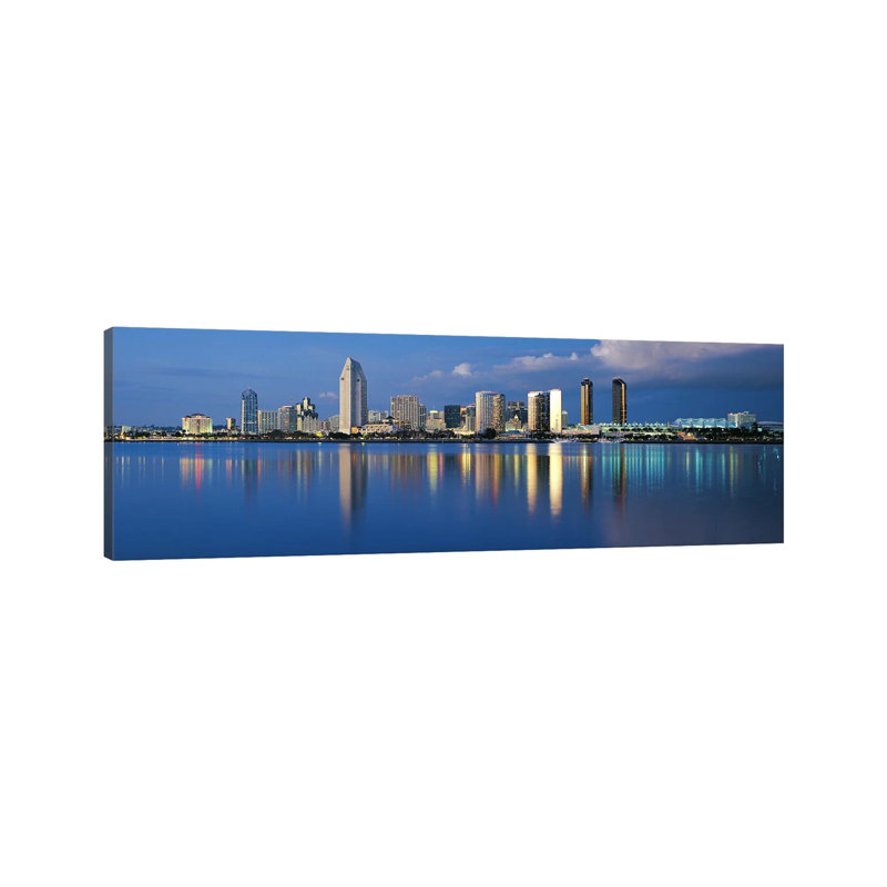 San Diego - Wrapped Canvas Panoramic Print, 121.92 cm H x 40.64 cm W x 1.91 cm D