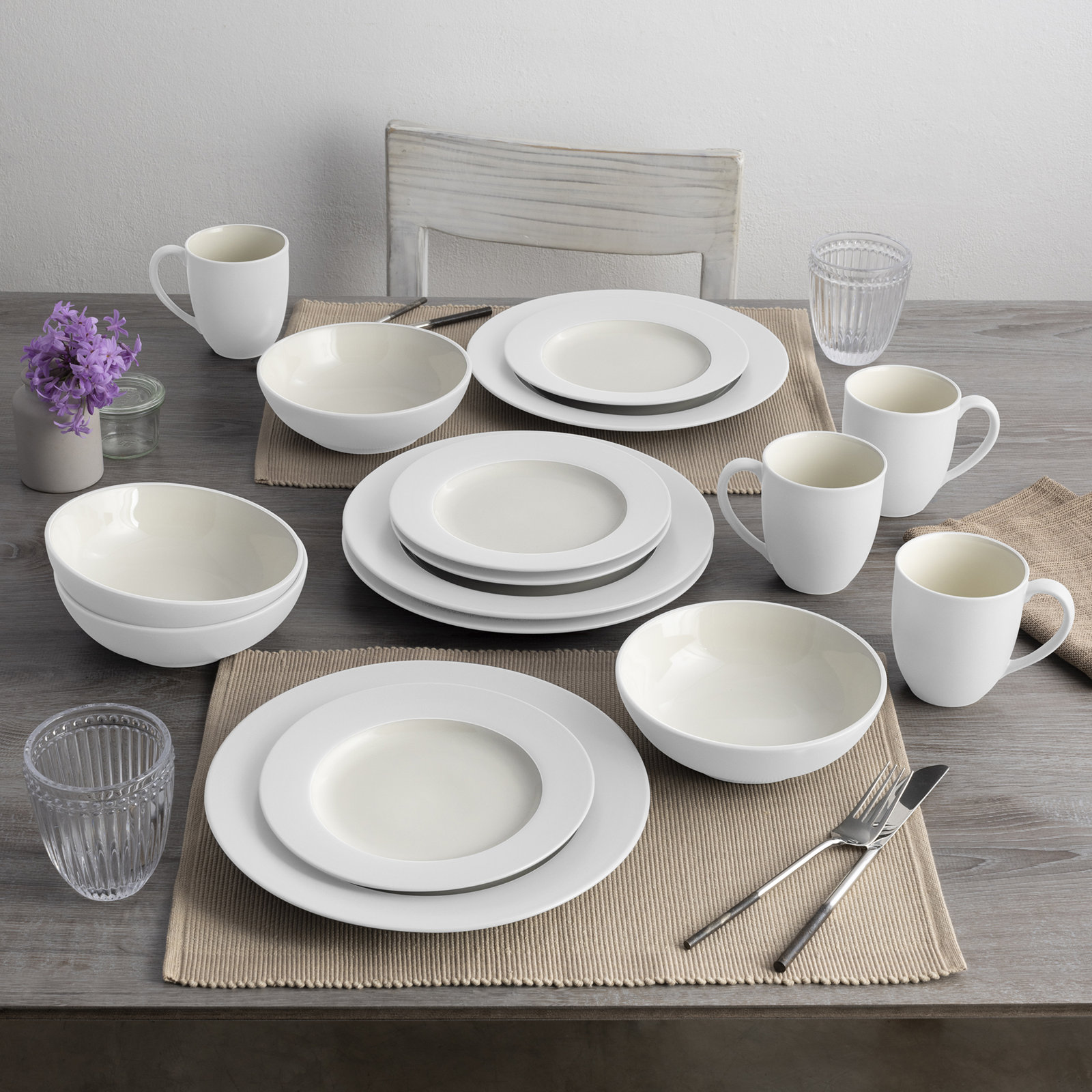 Colorwave 11" Dinner Plate, White
