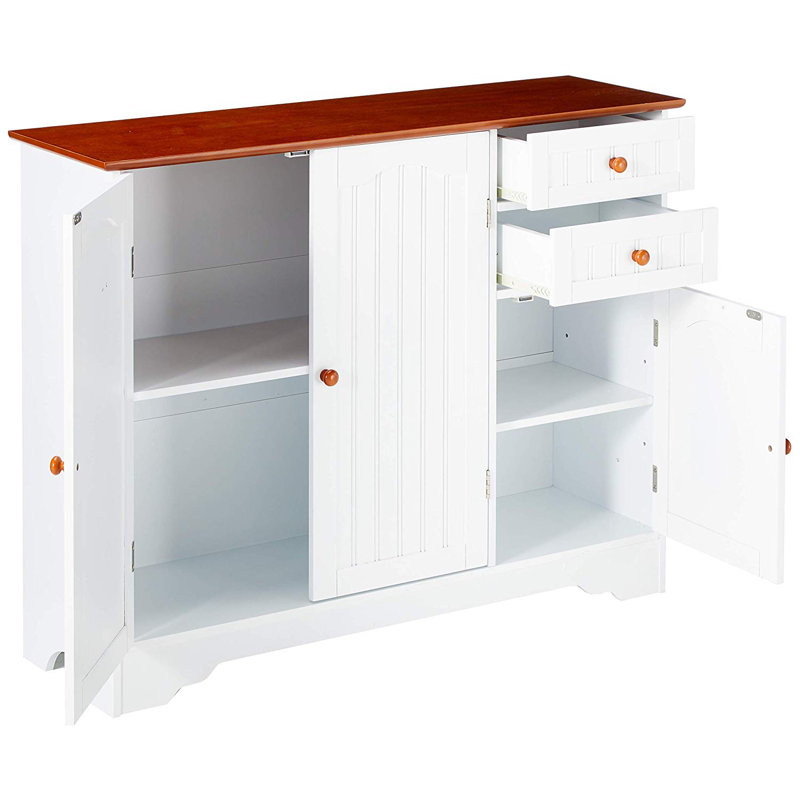 Acle 3 Door Wood Kitchen Storage Buffet Cabinet