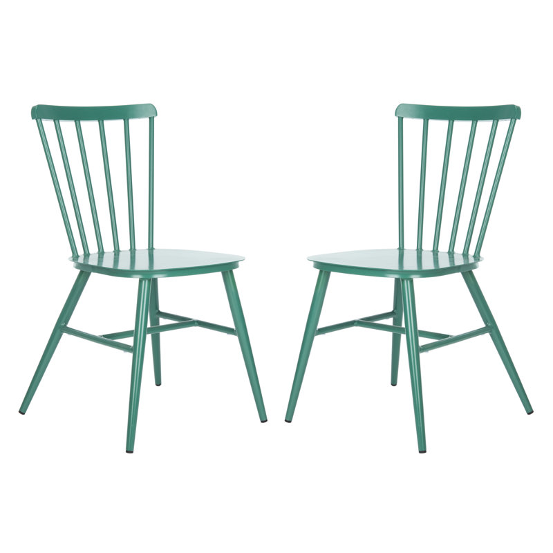 Chaise de patio empilable Kayden, Vert olive mat
