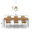 Daniels 1 - Light Satin Black Single Pendant
