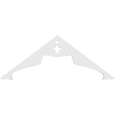 Heath Signature Urethane Gable Pediment, Primed Tan