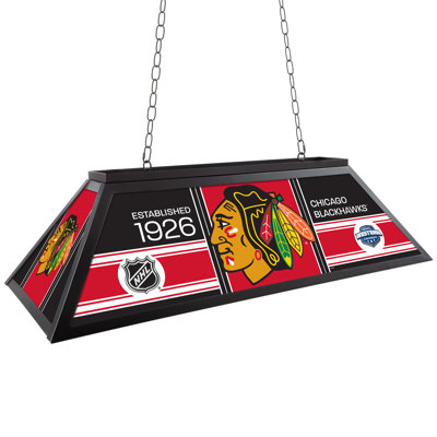Chicago Blackhawks Patch  44-Inch Pool Table Light