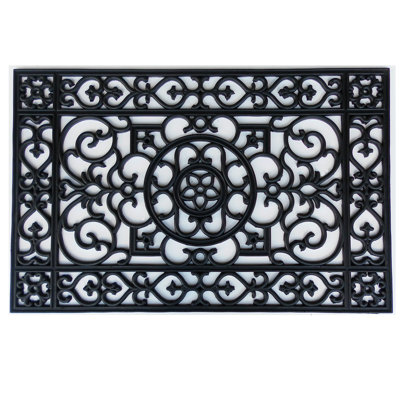 Tapis d'entrée antidérapant Agee Utopia