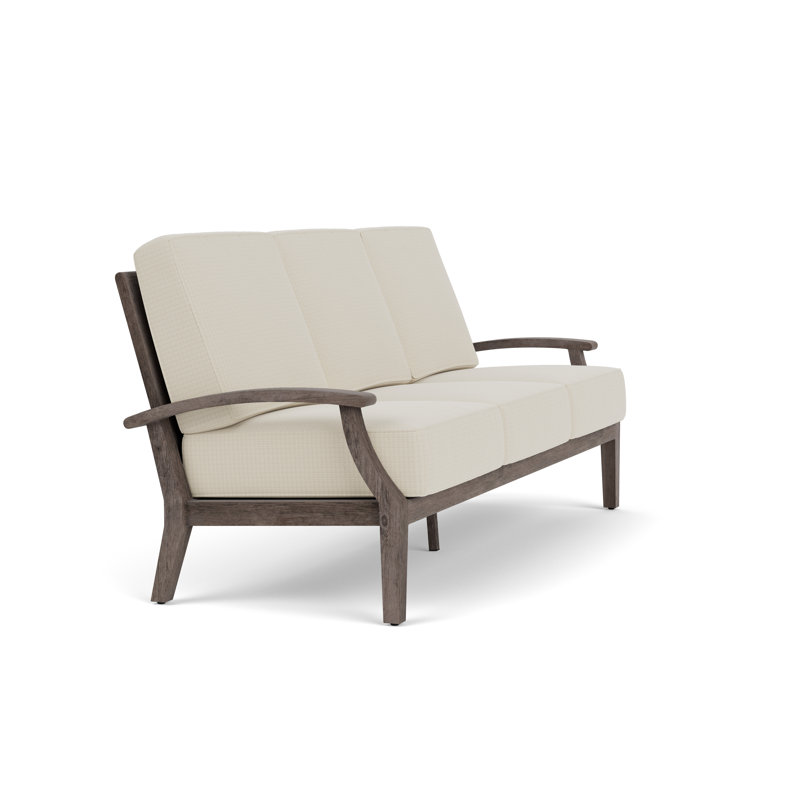 Frontier Outdoor 3 - Seat Patio Sofa, White, Remy Graphite