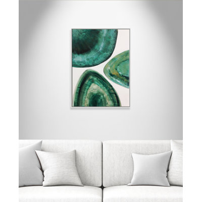 This Stunning Abstract Agate Image - Floater Frame, reproduction d'art sur toile