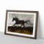 Galloping Horse in Abstract - Picture Frame Painting Print-55578622-55578621