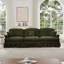 Chenille 2 Seater Sofa with Flared Arms and Removable Ruffles-1653435608-1676575293