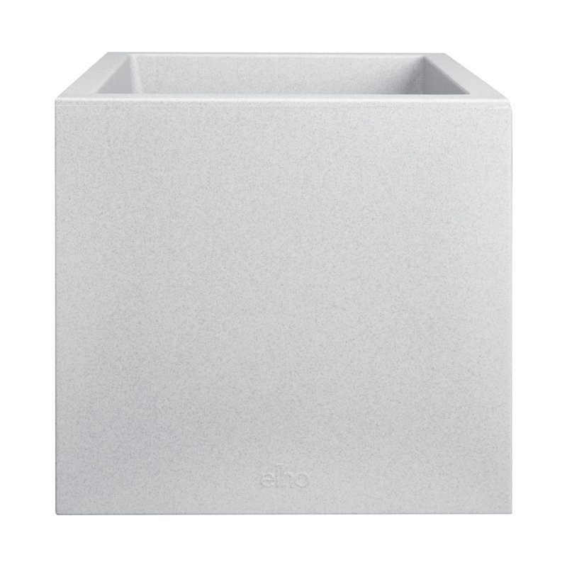 Vivo Next Square Planter Box, 37cm H x 39cm W x 39cm D, Living Concrete