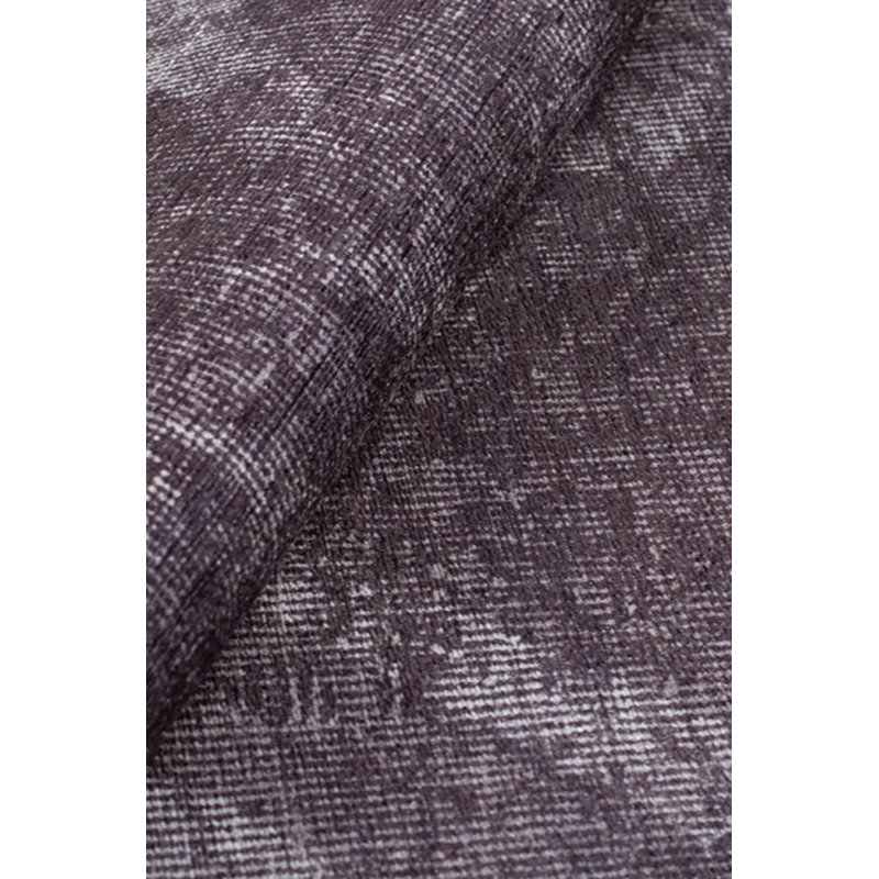 Tapis géométrique décoratif noir, Rectangle 3 pi 10 po x 5 pi 3 po
