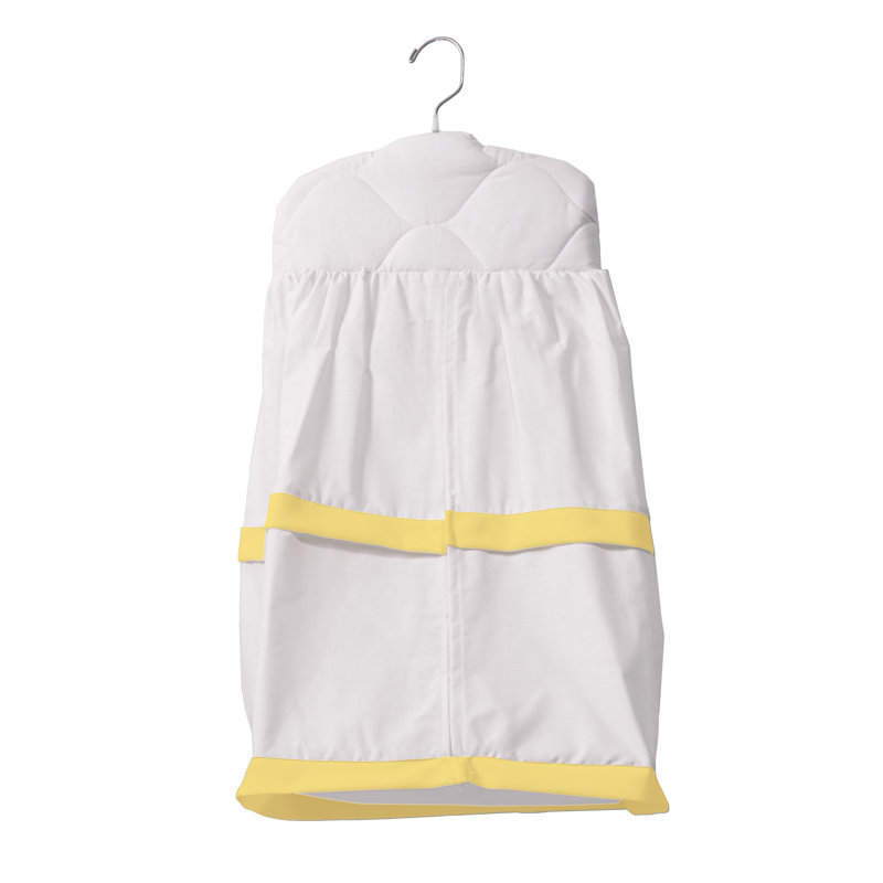 Rangement pour lit de bébé Dvorak, Jaune