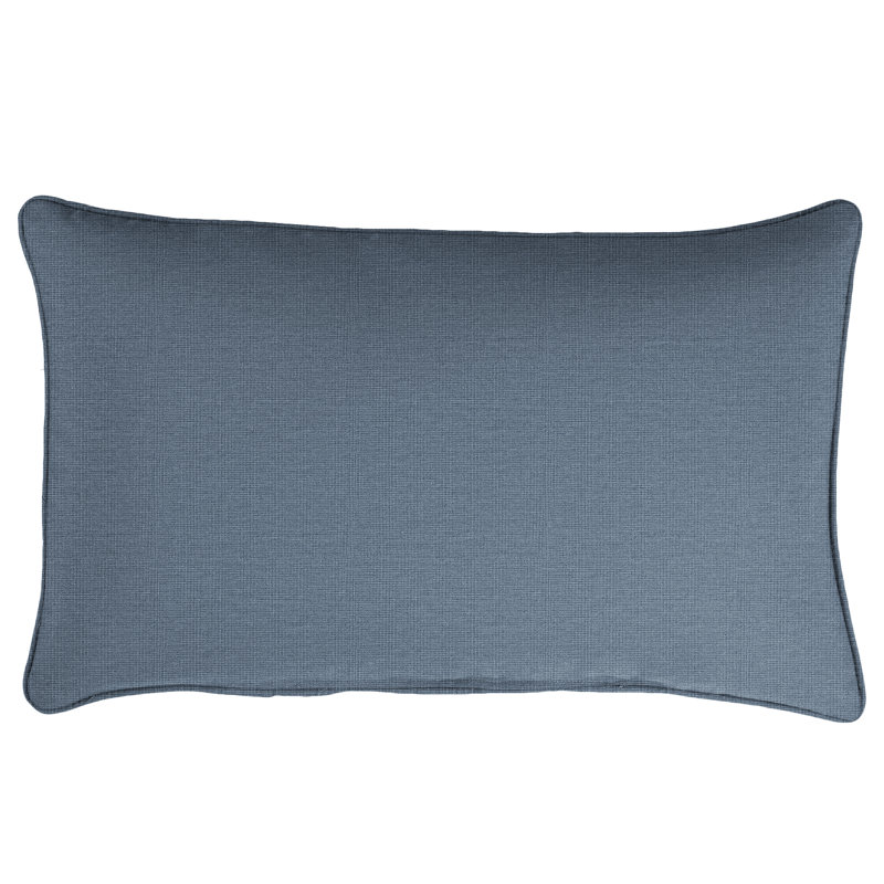 Sunbrella® Outdoor Throw Pillow, 12" x 18", Spectrum Indigo