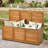 FRESCOLY 47.5'' W 47 Gallons Solid Wood Acacia Storage Bench in Brown