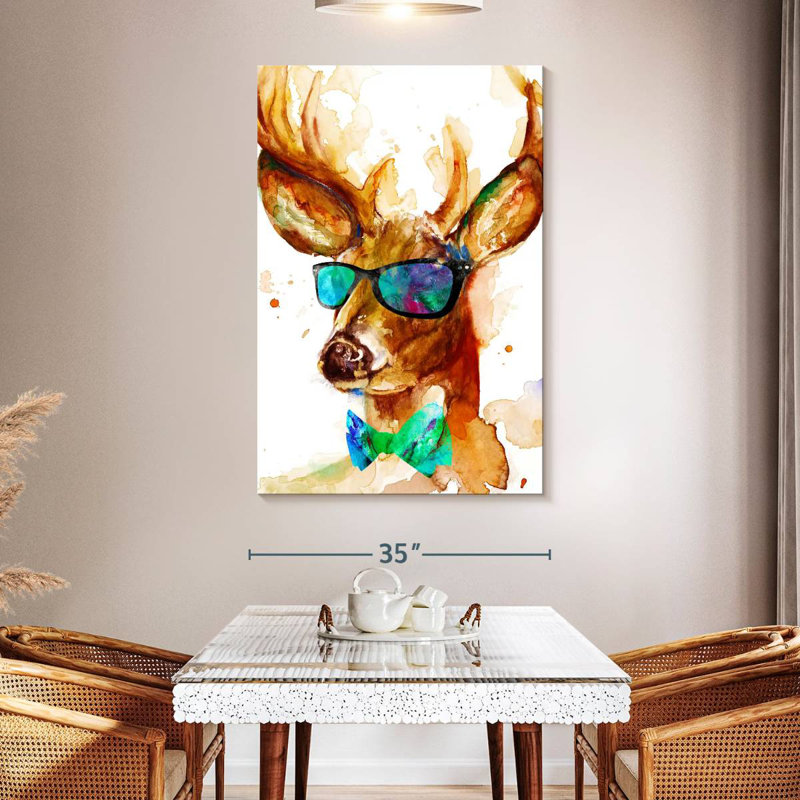 Brampt Cool Deer, 51" H x 34" W