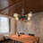 4 - Light Rustic Sputnik Pendant