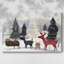 Christmas Holiday Arts - Toile tendue avec châssis XMA171701-428722454