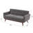 Carmencita 65" Linen Upholstered Square Arm Loveseat-966046579-995237776