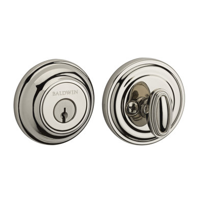 Traditional Round Single Cylinder Deadbolt