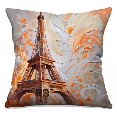 Coussin Tour Eiffel, coussins double face Architecture