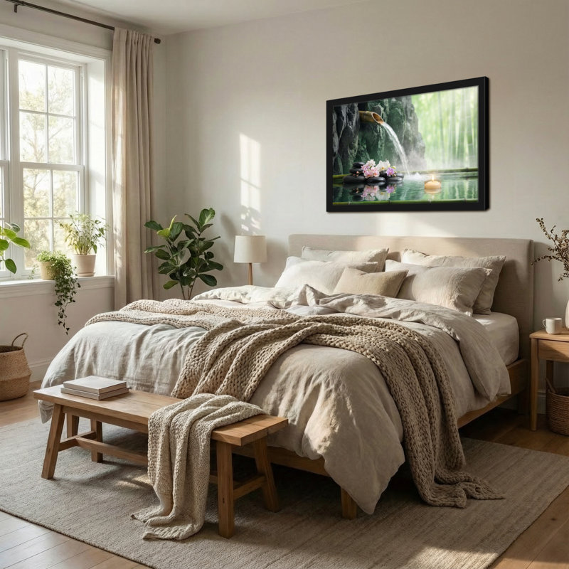 Bougie de jardin en bambou Fashion, H 24 po x l 36 po