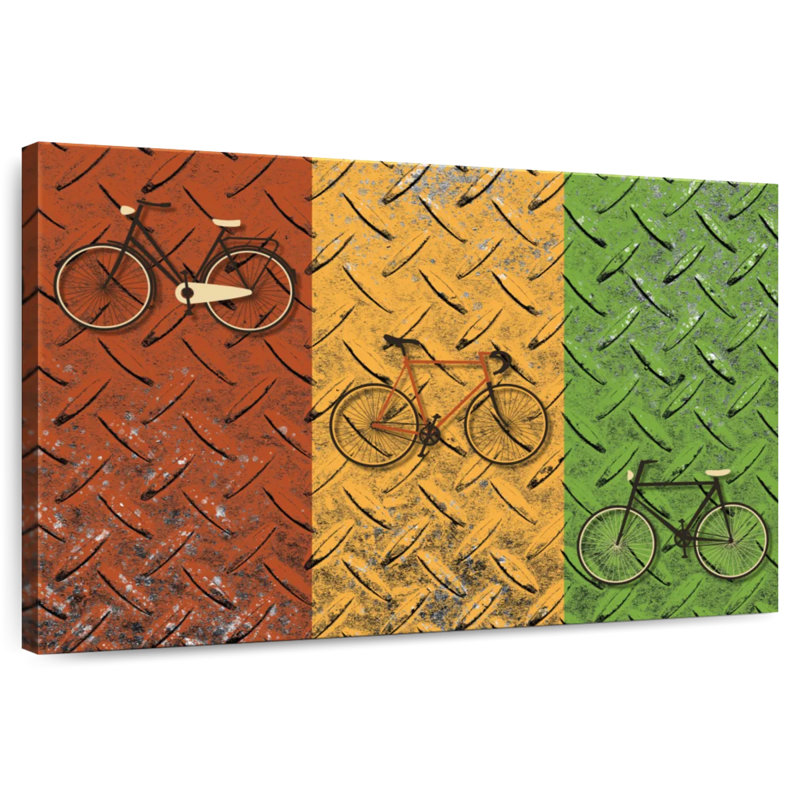 Mehar Bicycle Set, 16" H x 24" W