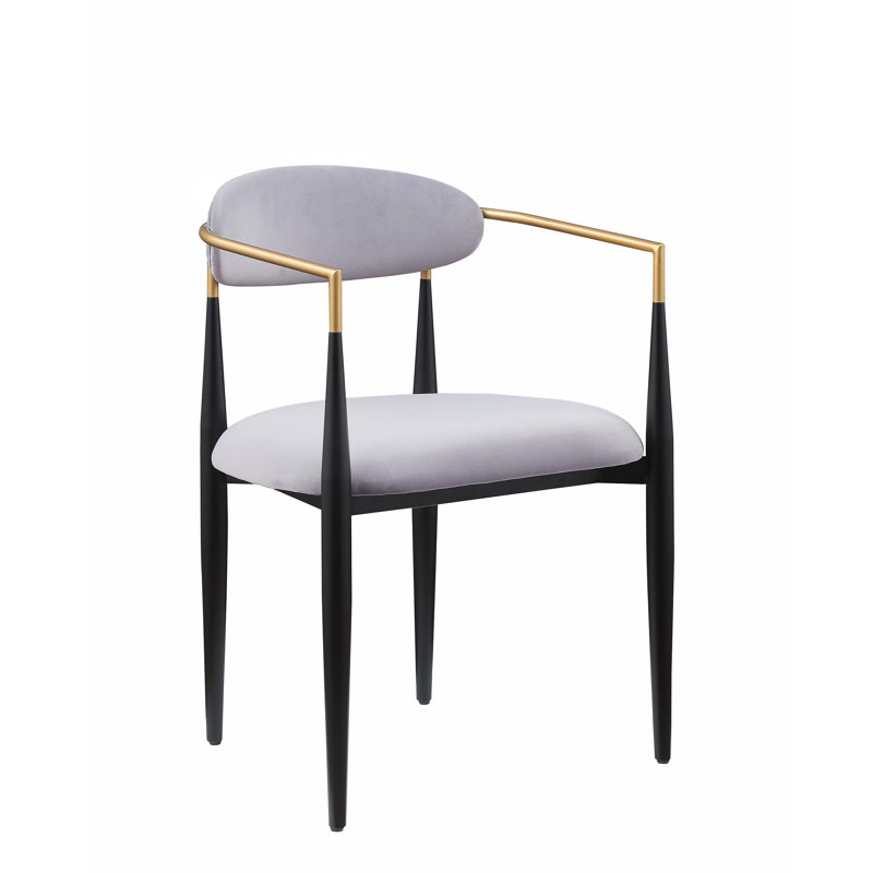 Ensemble de chaises rembourrées en tissu 2 pièces, Vert