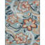 Tapis floral transitionnel Lilia, turquoise-970254863