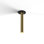 Combi Pendant 24" Single Unit with Matte Black Canopy