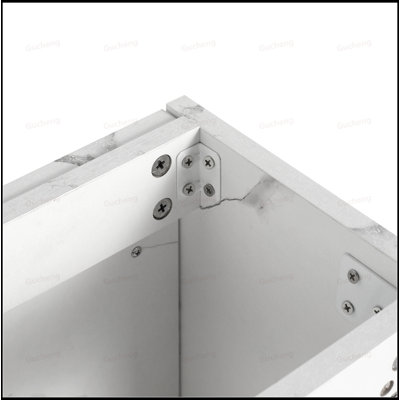 16"Wall-Mounting Bathroom Vanity With Ceramic Sink