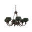 Jeweled 6 - Light Chandelier