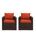 Orange/Dark Brown