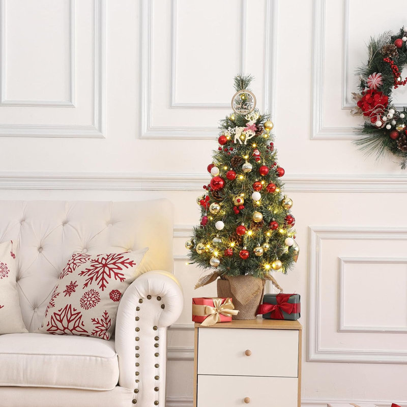 Arbre de Noël, arbre de Noël artificiel avec 8 modes de base inclus, décoration de Noël pour la maison