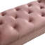 Banc rembourré, banc de bout avec 2 coussins, repose-pieds capitonné-323438870