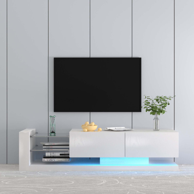 Latitude Run® TV Console With Storage Cabinets | Wayfair