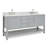 73'' Double Bathroom Vanity with Carrara Marble Top-80478316-80478317-125308249