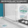 57" - 60" W X 79" H Frameless Double Sliding Shower Door With Upgraded Crashproof System Technology