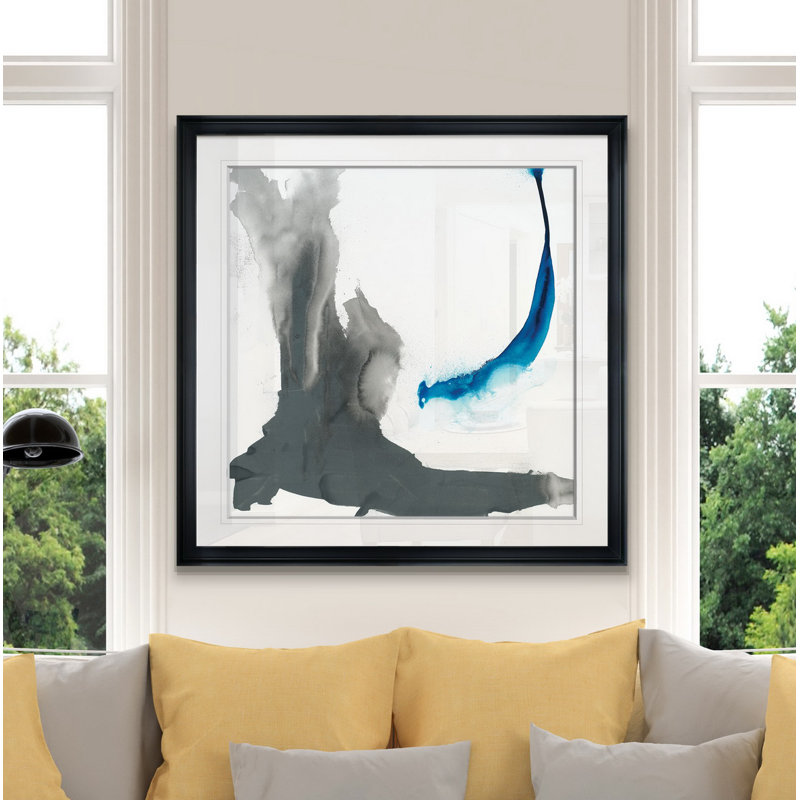 « minimal iii », peinture, H 16 po x l 16 po x P 1,5 po, Cadre noir