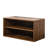Mounted Stackable Storage - 27.57*13.45*14.48 Inches Cabinet, Ideal For Home Organization, Store Books, Garments, , Keepsakes, Picture Frames, Walnut Tint, Particle Board + Material Cabinet Mounted,