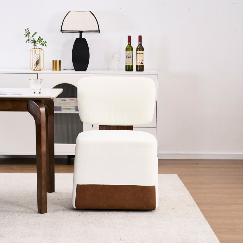 Chaise parsons ivoire