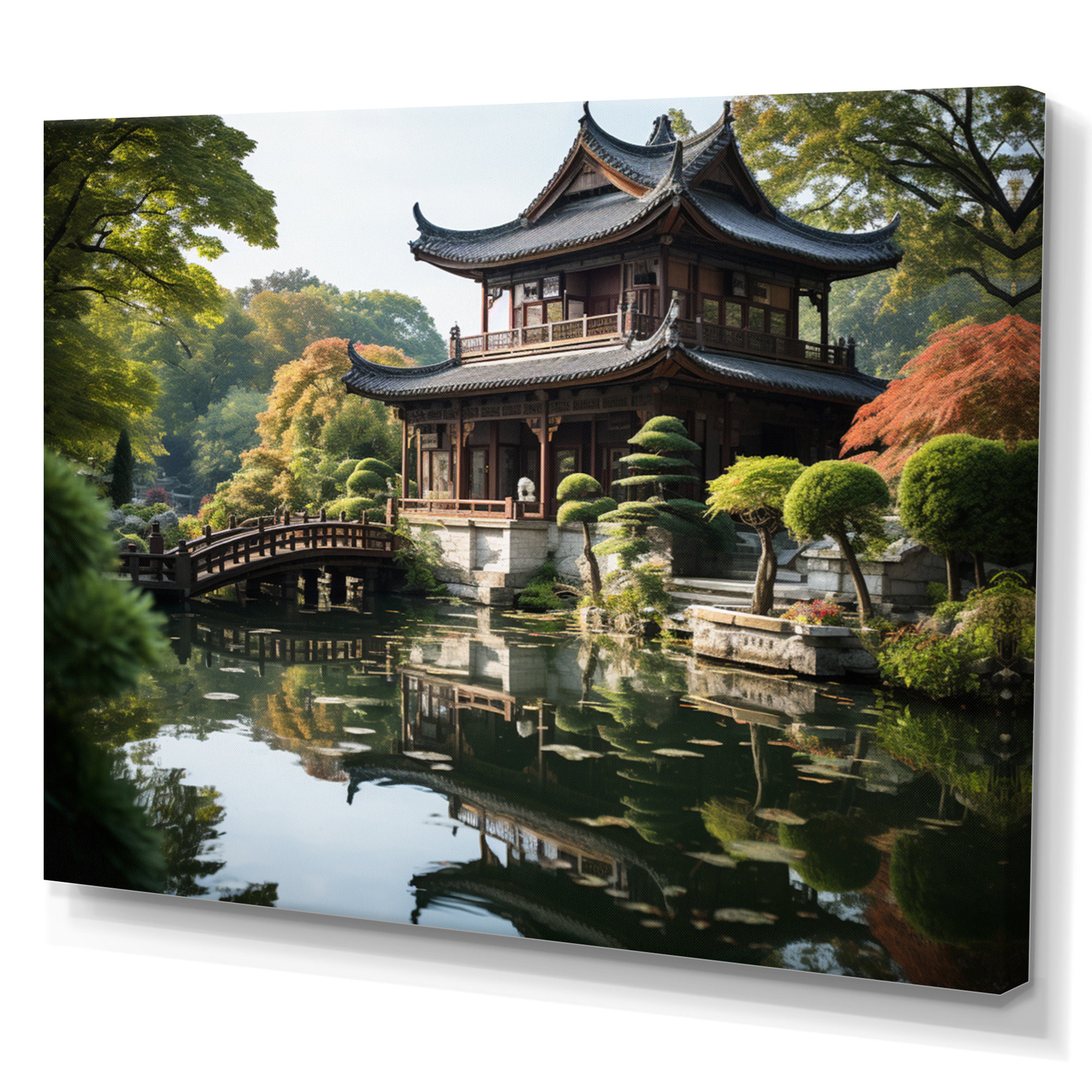 Winston Porter Asian Art Serene Pagoda I - Asian Art Wall Art For ...
