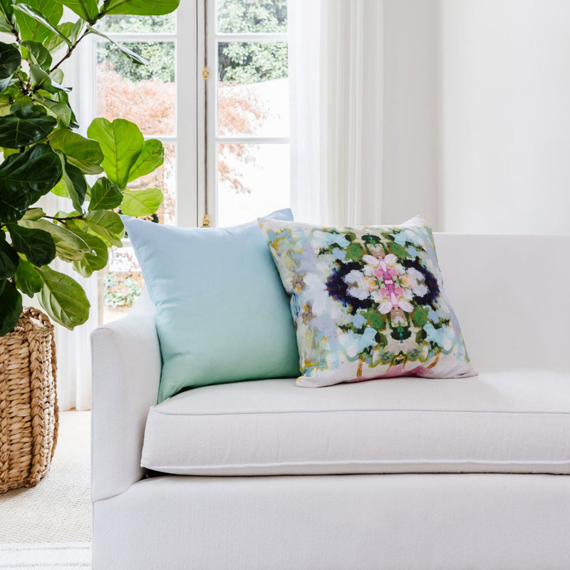 Nantucket Bloom 22x22 Throw Pillow