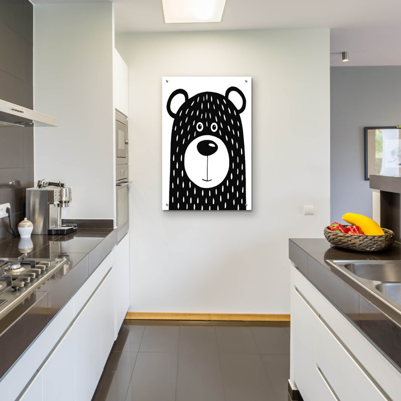 «Vanilla Bear» par Lucia Stewart, H 36 po x l 24 po x P 0,2 po